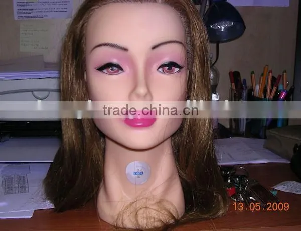 wholesale wigs 100% synthetic wig/training mannequin