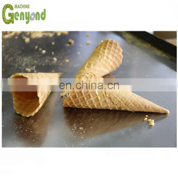 China Shanghai Factory Small Capacity Ice Cream Waffle Wafer Cone Maker Plant Making Processing Machine Production Line photo-3