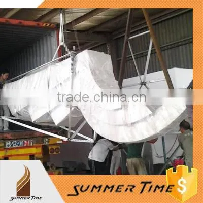 Saudi Arabia Logo Large Stainless Steel Sculpture for Sale RH005 photo-3