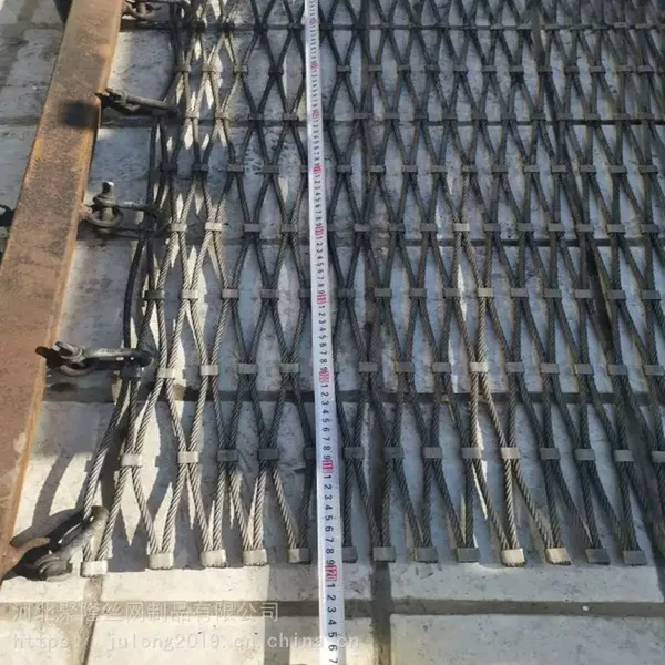 Stainless Steel Ferrule Rope Mesh Flexible Stainless Steel Rope Mesh photo-5