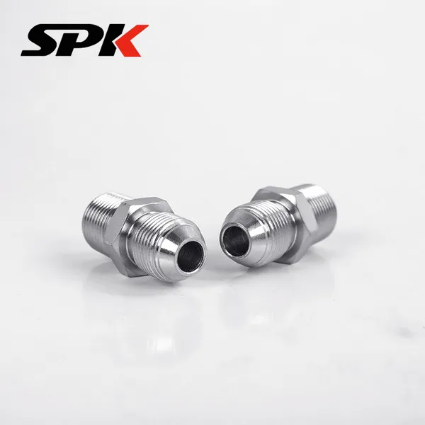 Hydraulic Oil Tube Male Thread Straight Flared Fitting, British Thread High-Pressure Oil Tube Hydraulic Accessory, D-Type Thread Transition Fitting photo-5