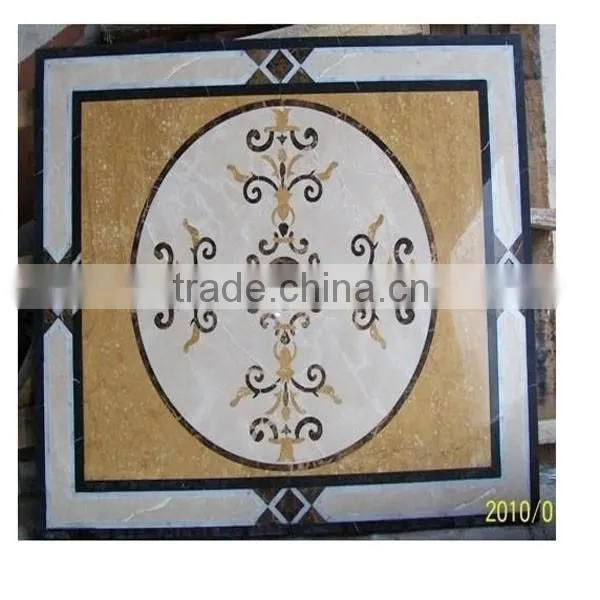 Medallions Polished Floor Waterjet Marble Medallions photo-2