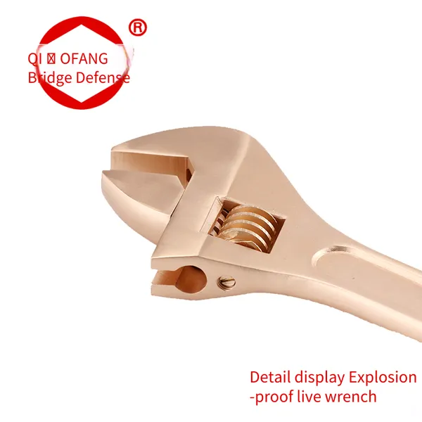 Beryllium Bronze and Aluminum Bronze Explosion-proof Adjustable Wrenches in 4-inch, 8-inch, 10-inch, 12-inch Sizes, Etc., for Use in Flammable and Explosive Places photo-2