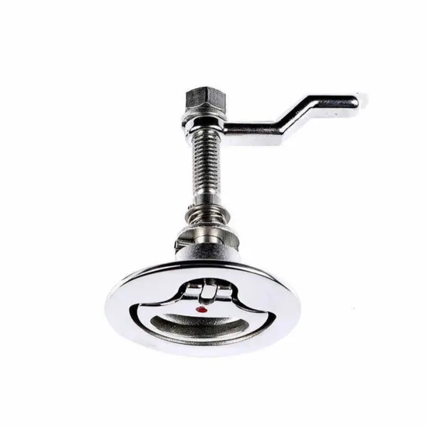Wholesale 316 Stainless Steel Floor Lock Boat Accessories Fitting Turning Lock Lift Ring Handle photo-4