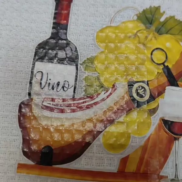 Thermal Printed Quality 60GSM Tea Towel With Different Patterns and OEM Tag
