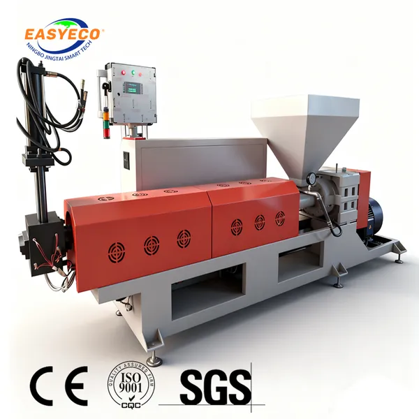 PVC Plastic Flakes Recycling Machine, Two Stages PVC Flakes Pelletizer Machine photo-3