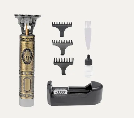 Buddha Head Retro Carving Hair Clipper USB Charging Electric Push（Wechat:13510231336） photo-2