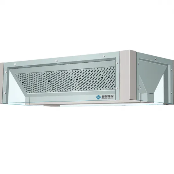 Stainless Steel Exhaust Hood With Tempered Glass 2000x1000x500mm Customizable