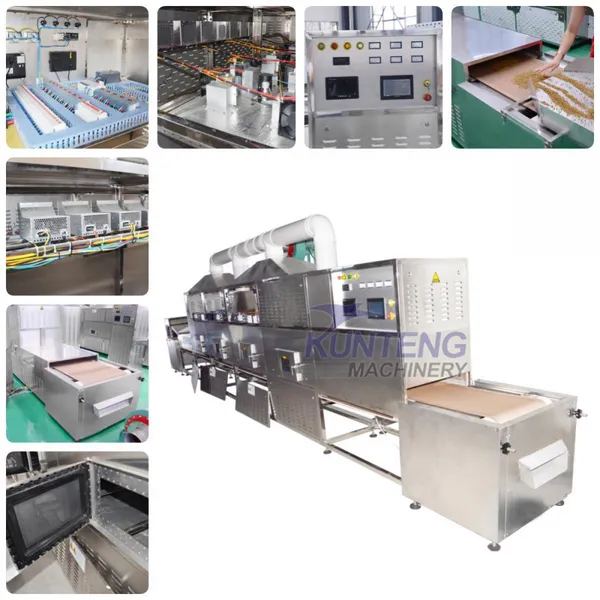 Microwave Dryer Machine Equipment Industrial Pistachios Walnuts Peanut Microwave Oven photo-2