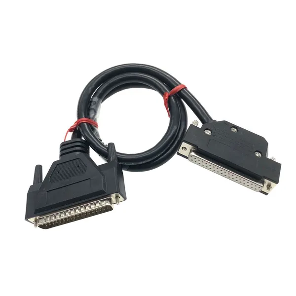 DB37 Male-to-Female 45-Degree Angled Industrial Control Extension Wire photo-3