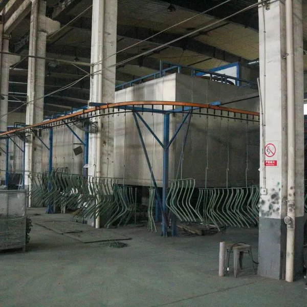 Manual Assisted Automatic Powder Coating Line for Irregular Metal Parts