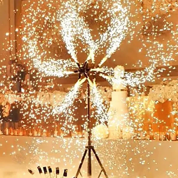 Double Wheel Cold Spark Machine Firework Firing System for Wedding Stage Effects