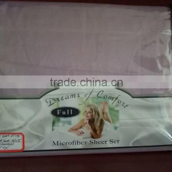 100% Microfiber Bed Sheet/ American Size Bed Sheet Set photo-3