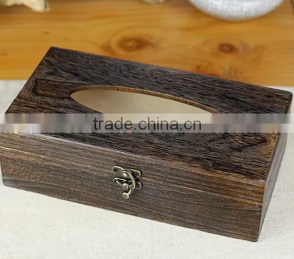 Searun Facial Tissue Box,wooden Tissue Box,wood Holder for Tissue photo-4
