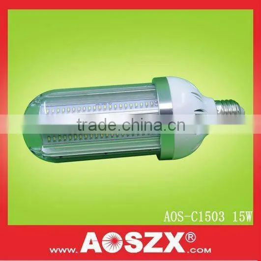 2014 NEW AOSZX For Solar Power Light Garden Post Top Light 15w Corn Bulb 24v E27 Led photo-3
