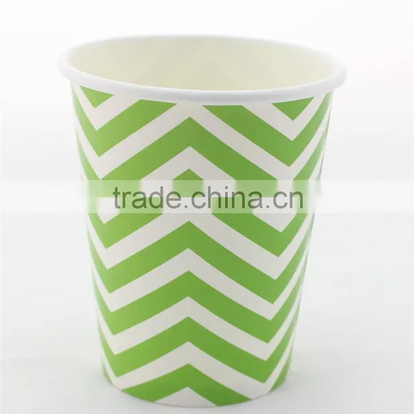 SGS&FDA Certificated New Design 9oz Stocked Cup Cold Drinking Paper Cups photo-4