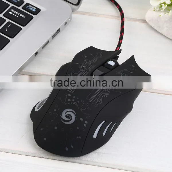 High Quality 5500DPI Optical Colorful Lights Wired Game Gaming Mice Mouse for Laptop PC New Arrival photo-2