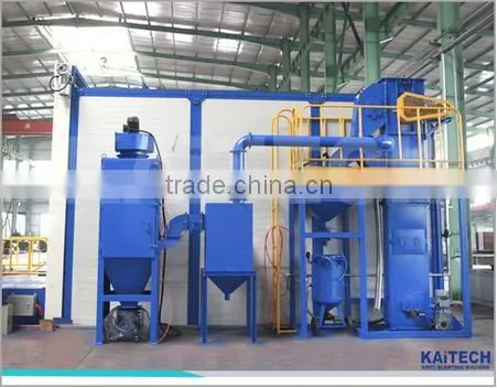 Spray Booth for Sand Blasting on Surface of Steel Structure photo-3