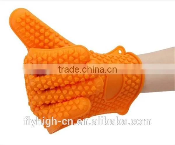 China Custom Kitchen Oven Mitts Silicone Rubber Oven Mitts photo-3