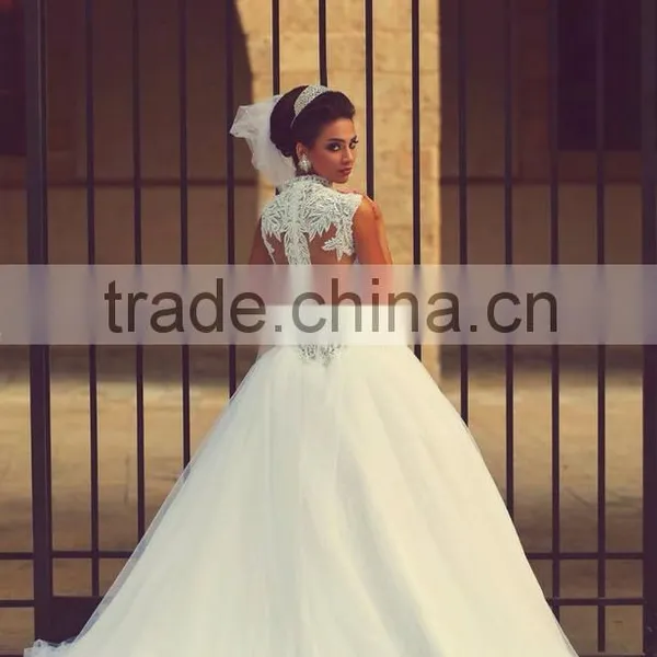 Beautiful Sweetheart Appliqued Wedding Dresses photo-3