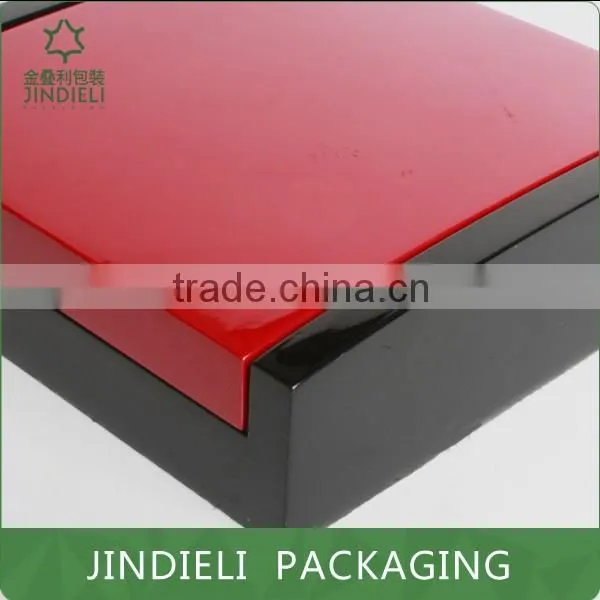 Fashion Red and Black Bright Paint Jewellery Box Packaging photo-5