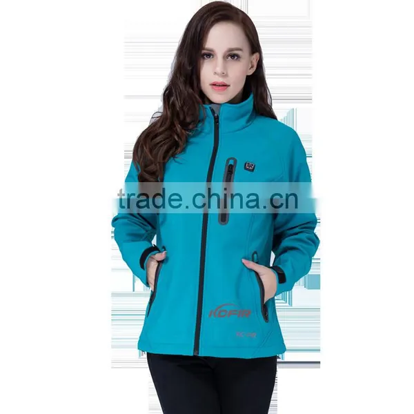 KCFIR Far Infrared Heated Battery Powered Rechargeable Battery Jacket