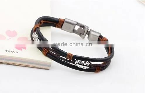 Top Selling Factory Wholesale Men's Braided Handmade Bracelet/ photo-3