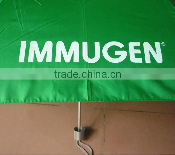 Hot Sale Aluminum Frame Green 3 Folding Light Umbrella Made in China photo-5