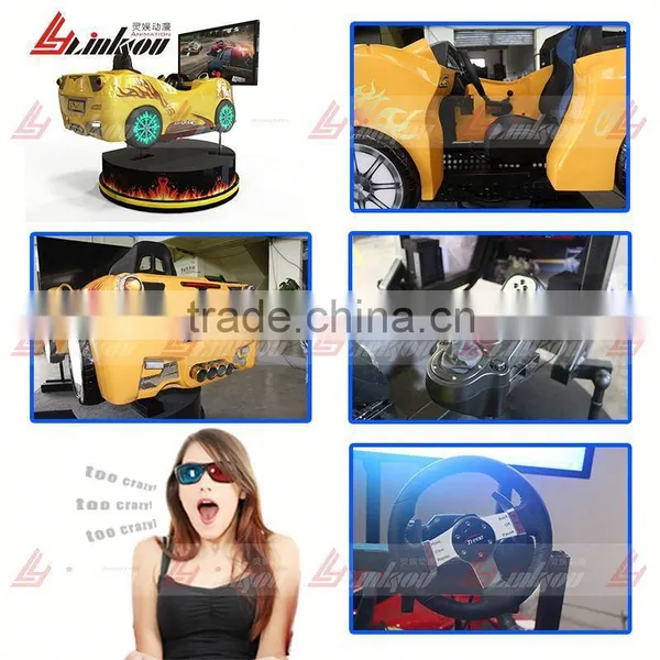 2015 New Electric Platform Fiberglass f1 Racing Car Race Simulator With 3 Screens photo-3