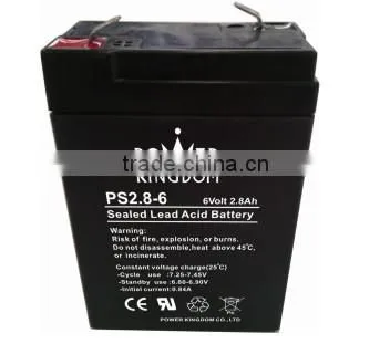 UPS backup battery 6V2.8Ah