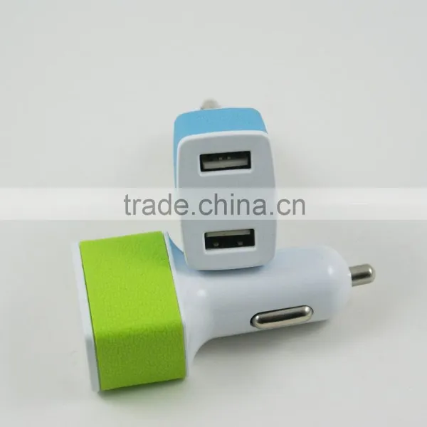 Universal Triple USB Car Charger Adapter Power Adapter Fast Charging for IPhone photo-2
