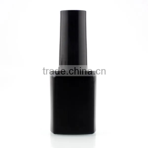 High Quality Square Empty UV Gel Black Nail Polish Bottle photo-2