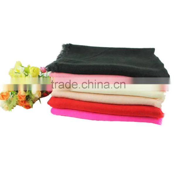 New Arrive Plain Colors Oversize Acrylic Cashmere Men's Pashmina Shawl photo-3