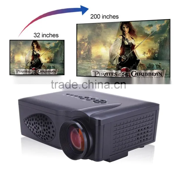 GB-35 LED Projector 1000 Lumens 3D Full hd TV 1024 x 768 1080p Video Mini Hdmi Pico Projector photo-2