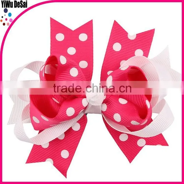 Popular Girls Hair Clips With the Cute Ribbon Bowknot Hair Accessory photo-3