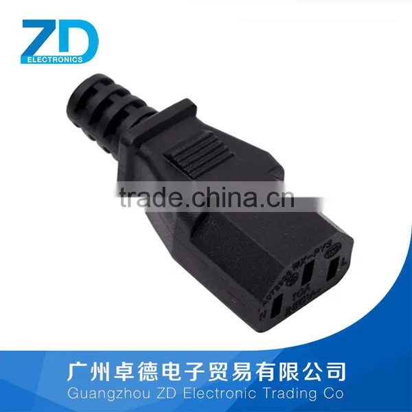 Power Cord With2 Round Pin Plug Socket photo-3