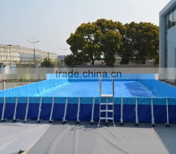 Outdoor Playground Rectangular Metal Frame Swimming Pool Quality Choice photo-2