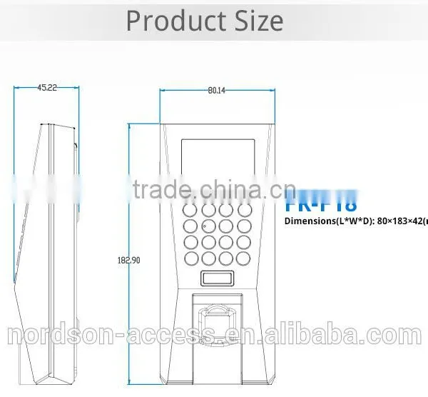 Innovative Biometric Fingerprint Reader for Access Control Application Quality Choice photo-4