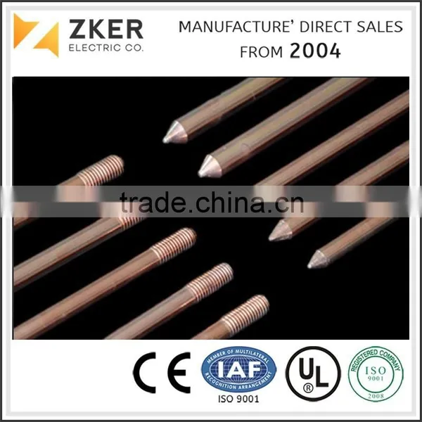 Copper Earth Rod / Copper Clad Stel Ground Rod photo-6