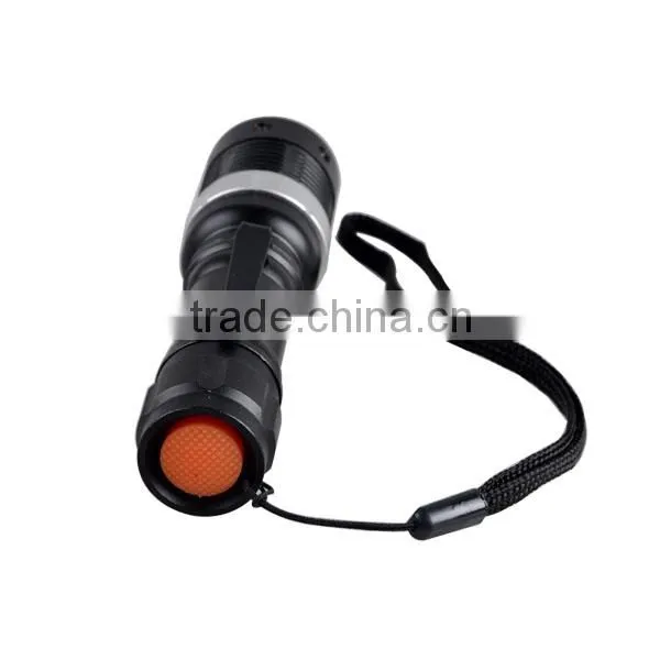 Clip Gold Color Torch LED Flashlight High Quality Pocket Mini LED Torch Flashlight photo-3