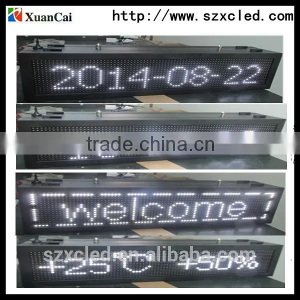 DIP LED Advertising Screen/P10 Outdoor Rental LED Display Shows Time, Date,temperature