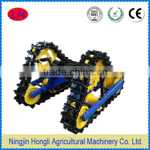 Metal / Rubber Crawler Tracks Carriage for Tiller Cultivator photo-2