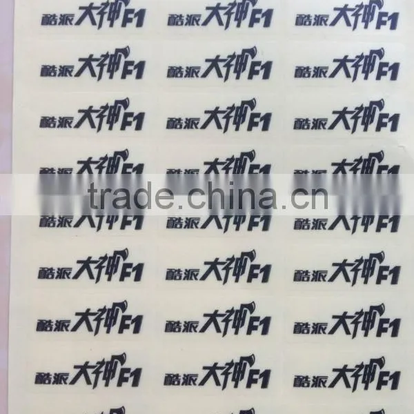 Professional Custom Design Self Adhesive Transparent PET Label photo-2