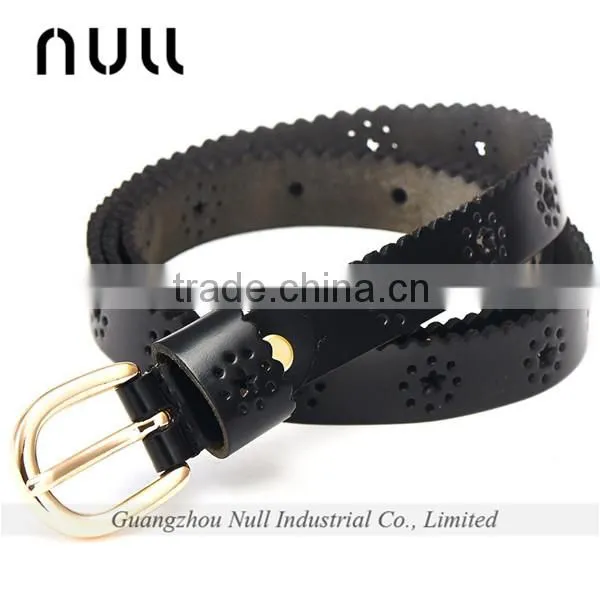 Punching Style Genuine Leather Girls Belts photo-3