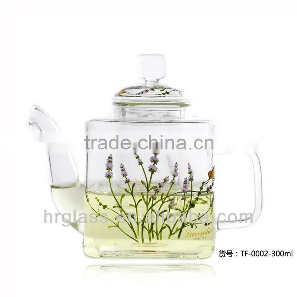 Borosilicate Glass Tea Pot With Glass Filter