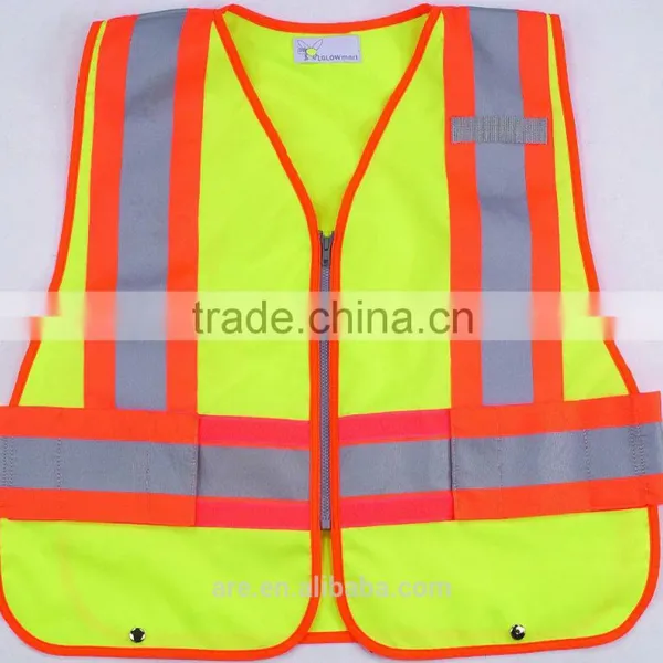 Hi-Visibility LED Safety V Type Mesh Reflective Vest photo-3