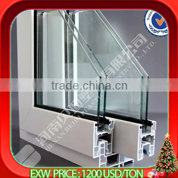 Anti-aging/water Proof Upvc Sliding Windows and Doors, Double Glazing Bean Window photo-5
