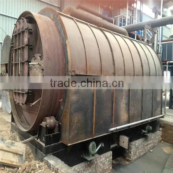 No Pollution Waste Tire Pyrolysis Plant photo-3