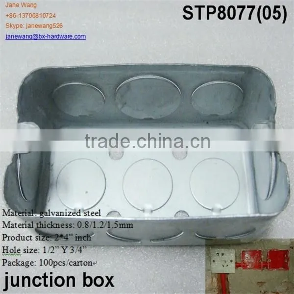 Electrical Galvanized Metal Junction Box photo-4