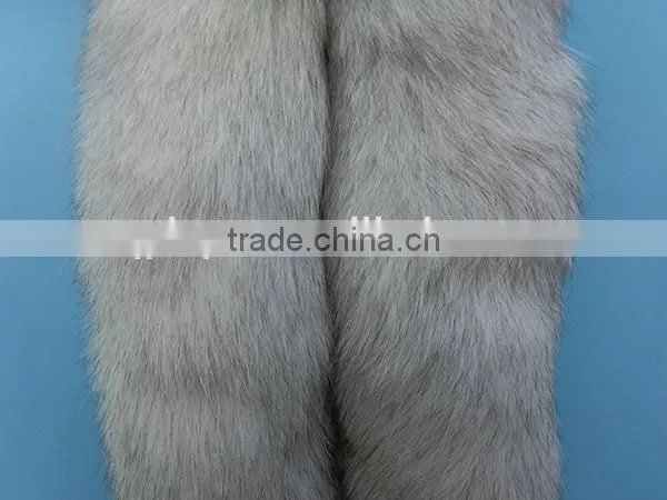 Genuine Fox Tail Fur Blue Fox Tail Keychain for Bag and Garments photo-4